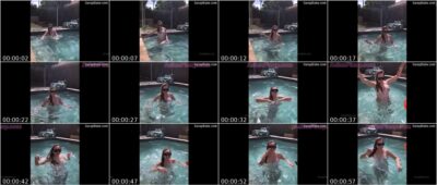 Pinay wetlook in swimming pool