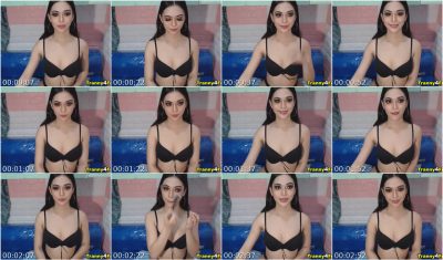 Gorgeous Asian Trans Faps Her Cock